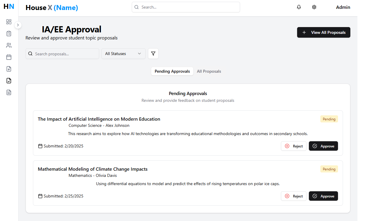 IA/EE Approval Workflow